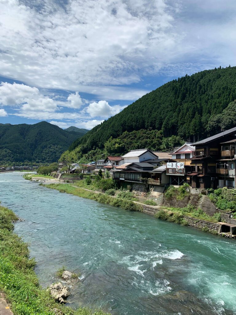 traditional fishing village Gujo Hachiman in Gifu Prefecture